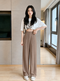 Super Soft Korean wide leg trouser
